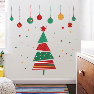 Nwèl Wall Stickers Nwèl Tree Wall Decal soti nan Lachin